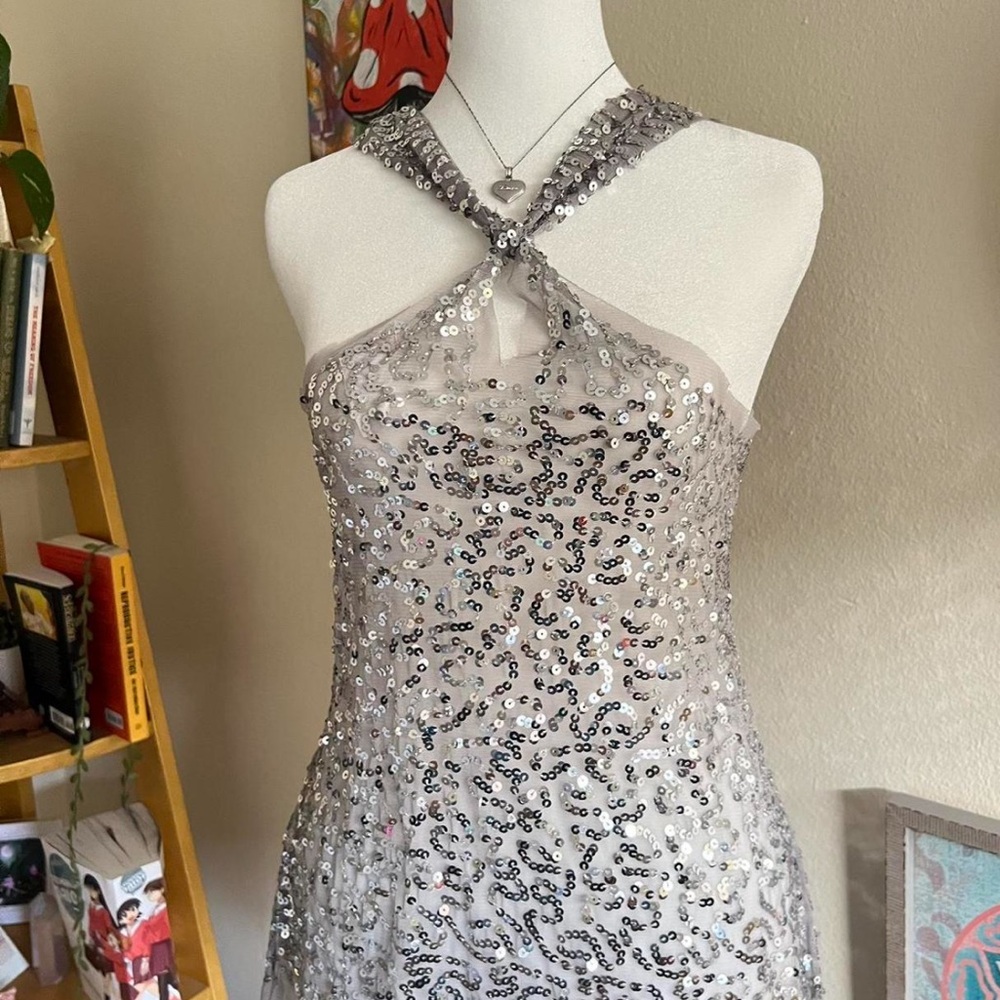 Sparkly sheer y2k top